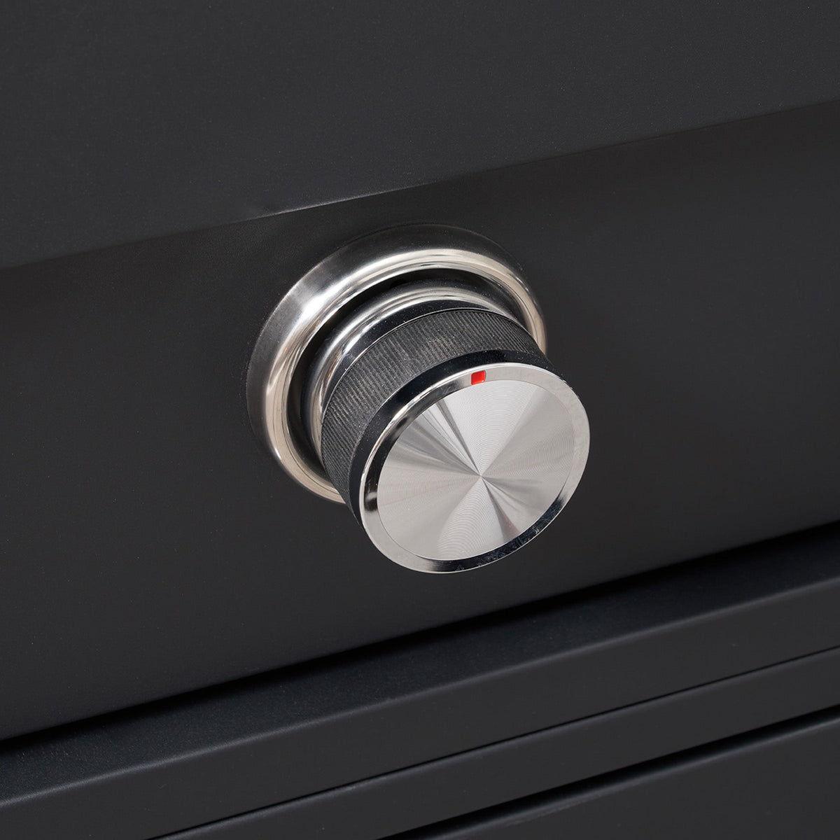 Fusion Outdoor Kitchen Black Side Burner with Sintered Stone Top